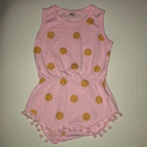 NEW Polkadot Romper with Matching Bow